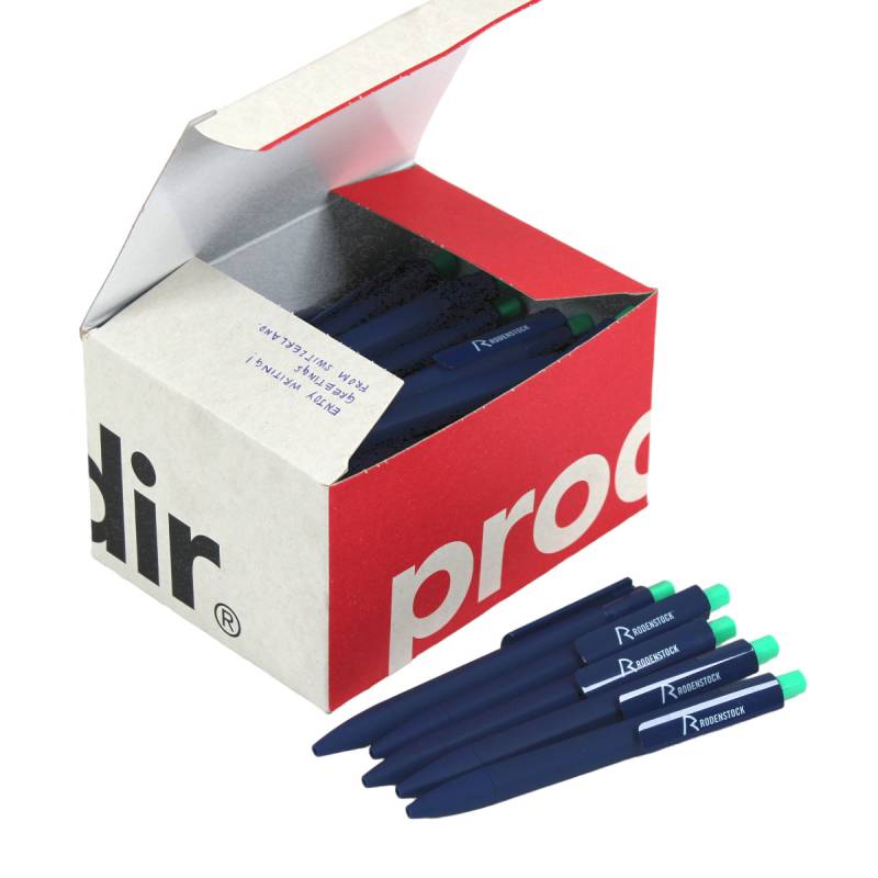 50 Stück Prodir DS4 PRR Soft Touch Kugelschreiber Druckkugelschreiber Blau Grü von Prodir