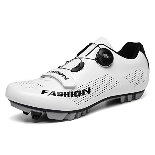 Prodkfe Fahrradschuhe Herren Damen MTB Schuhe SPD Mountainbike Schuhe Anti-Skid Atmungsaktiv Radschuhe Rennradschuhe von Prodkfe