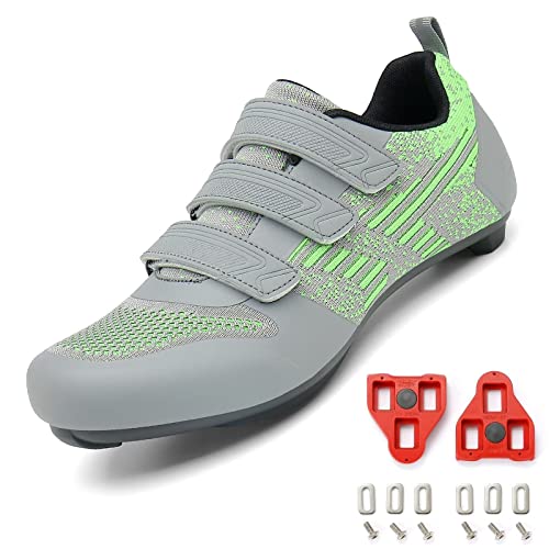 Prodkfe Fahrradschuhe Herren Damen Rennradschuhe MTB Mountainbike Schuhe Radschuhe Kompatibel mit Peloton Bike SPD SPD-SL&Look Delta Cleats für Rennrad Schuhe Männer von Prodkfe