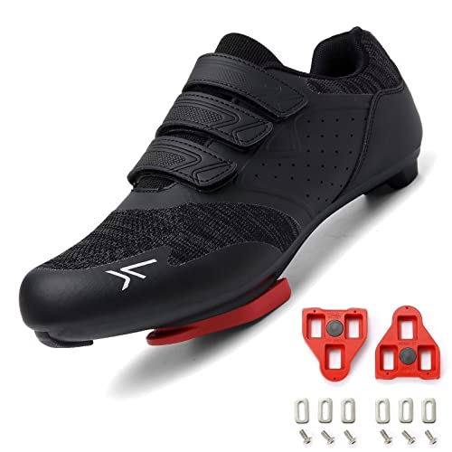 Prodkfe Fahrradschuhe Herren Damen Rennradschuhe MTB Mountainbike Schuhe Radschuhe Kompatibel mit Peloton Bike SPD SPD-SL&Look Delta Cleats für Rennrad Schuhe Männer von Prodkfe