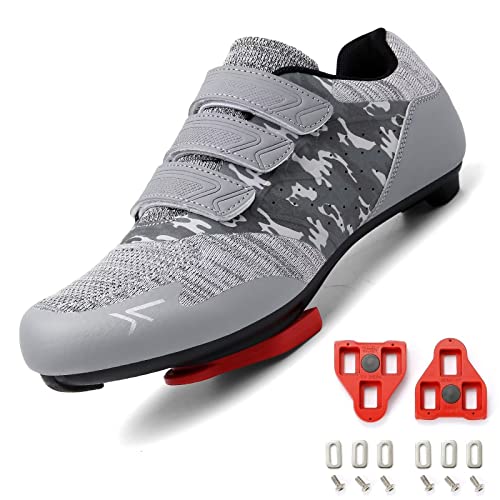 Prodkfe Fahrradschuhe Herren Damen Rennradschuhe MTB Mountainbike Schuhe Radschuhe Kompatibel mit Peloton Bike SPD SPD-SL&Look Delta Cleats für Rennrad Schuhe Männer von Prodkfe