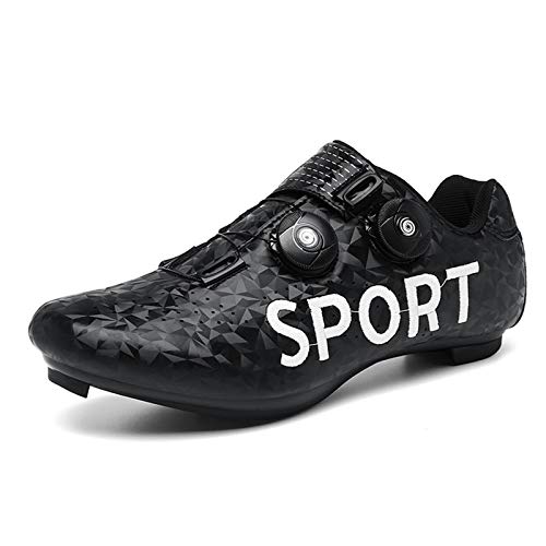 Prodkfe Radsportschuhe Fahrradschuhe Herren Damen Rennradschuhe Lock System Anti-Skid Atmungsaktiv Radschuhe MTB Schuhe SPD Mountainbike Schuhe von Prodkfe