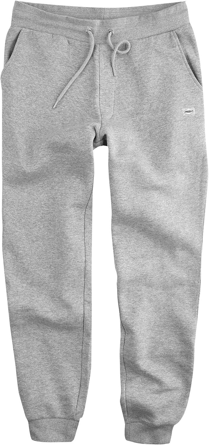 Produkt Basic Sweat Pants Trainingshose hellgrau meliert in L von Produkt