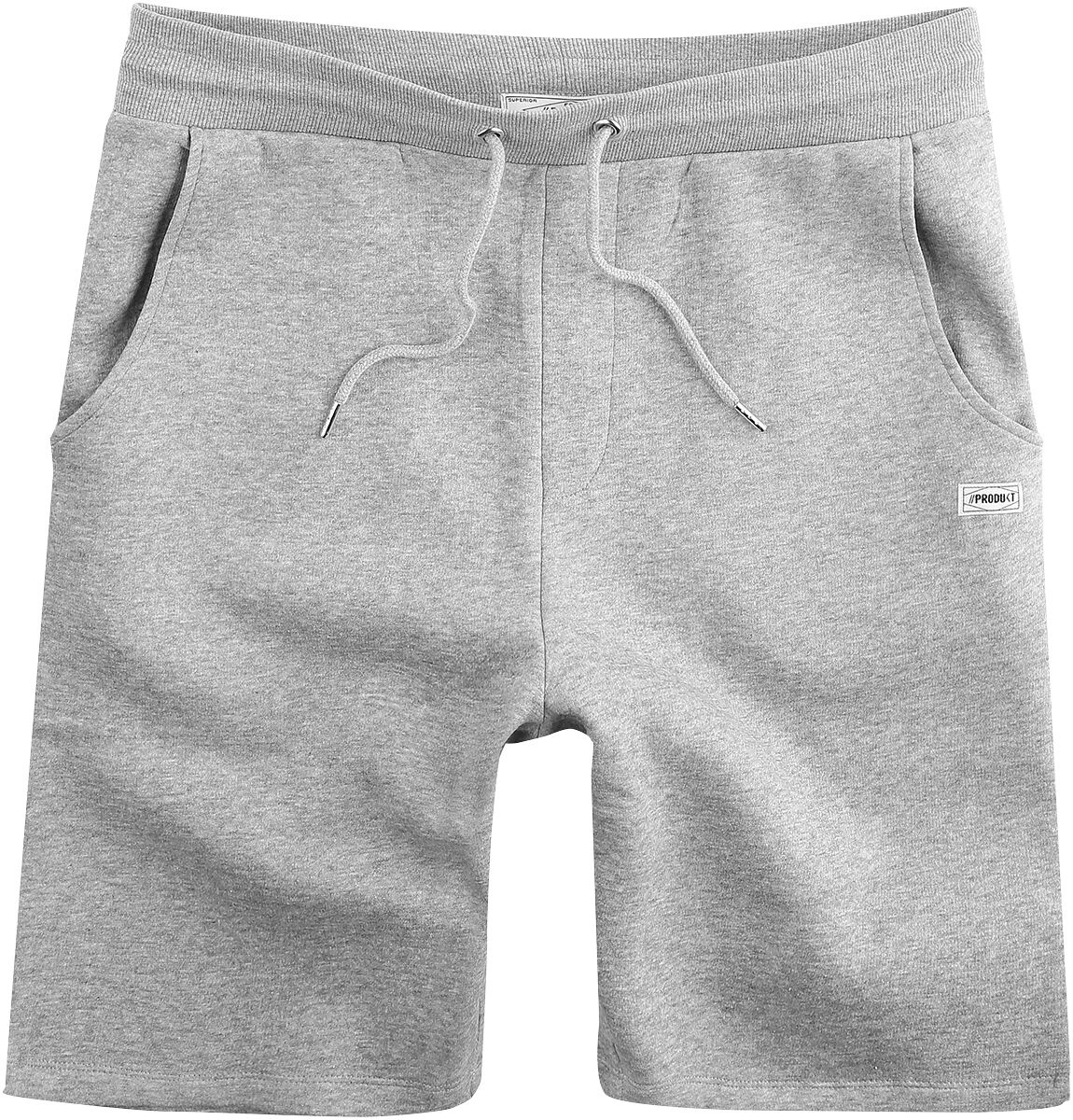 Produkt Short - Basic Sweat Shorts - S bis XXL - für Männer - Größe XL - hellgrau meliert von Produkt