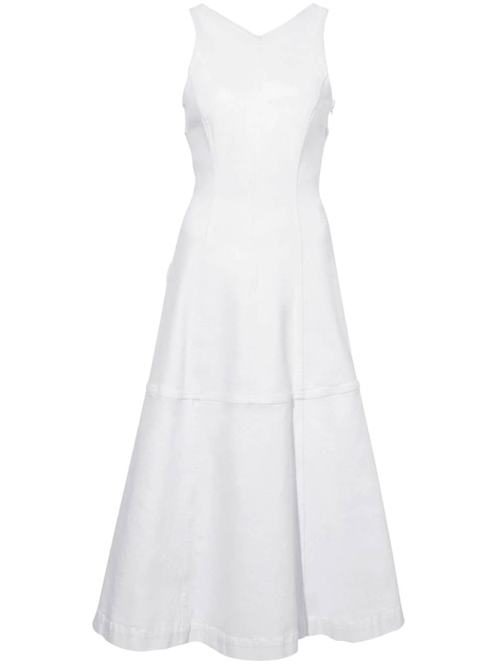 Proenza Schouler White Label Ärmelloses Arlet Midikleid - Weiß von Proenza Schouler White Label