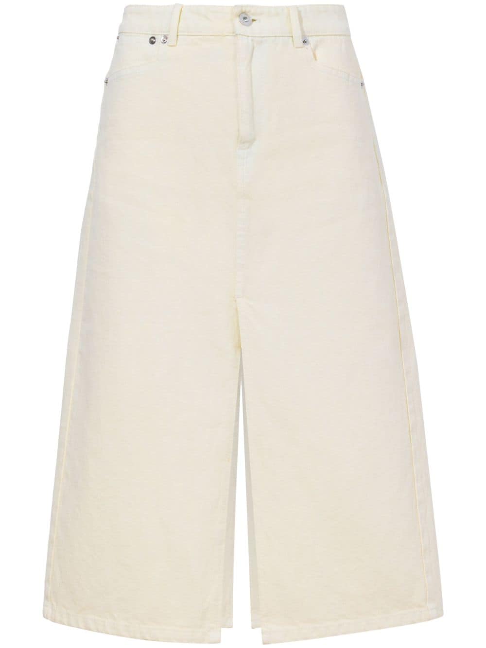 Proenza Schouler White Label Ausgeblichener Jeansrock - Nude von Proenza Schouler White Label