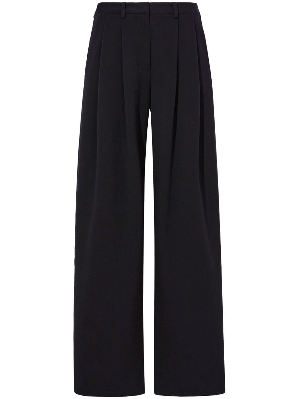 Proenza Schouler White Label Eleanor Hose mit weitem Bein - Schwarz von Proenza Schouler White Label