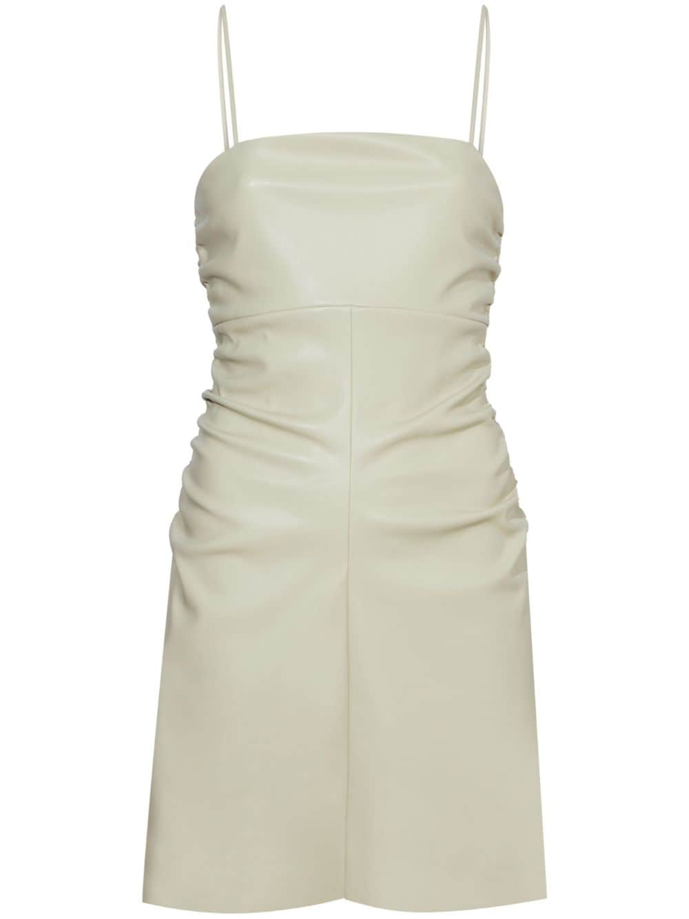 Proenza Schouler White Label Gerafftes Minikleid mit Spaghettiträgern - Nude von Proenza Schouler White Label