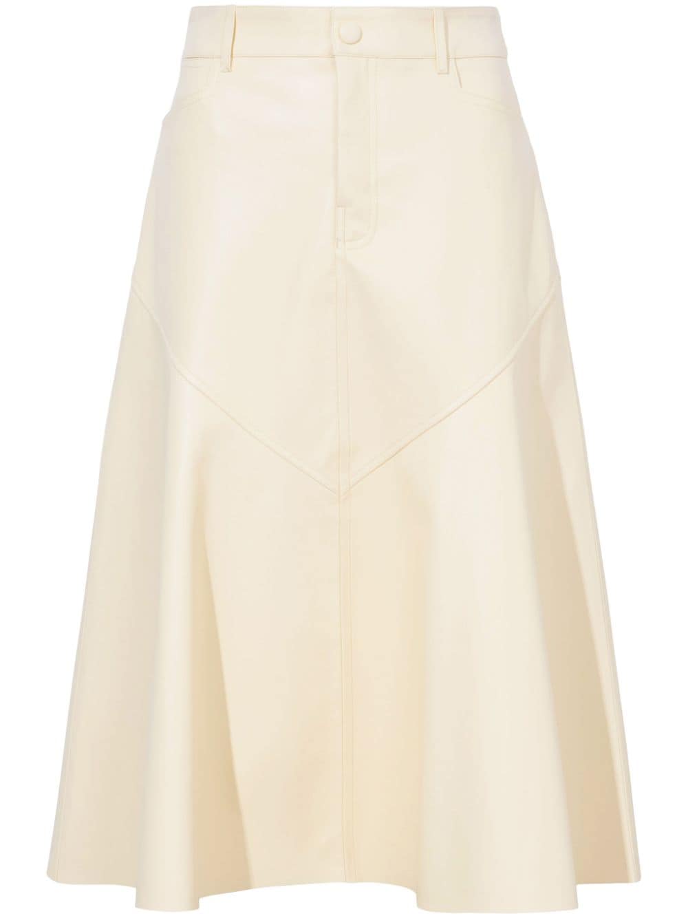 Proenza Schouler White Label Jesse Rock aus Faux-Leder - Nude von Proenza Schouler White Label