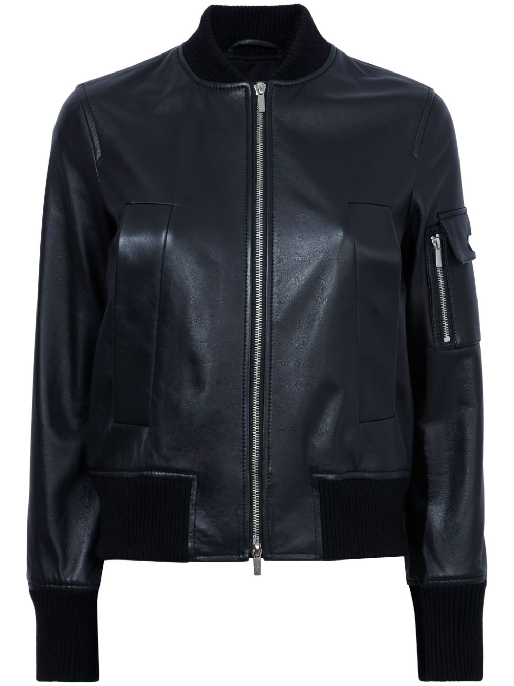 Proenza Schouler White Label Mika Bomberjacke aus Leder - Schwarz von Proenza Schouler White Label