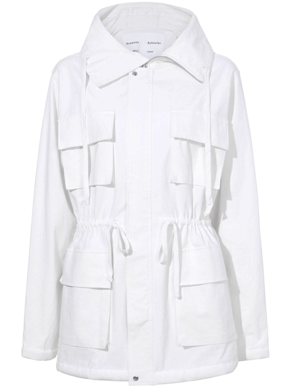 Proenza Schouler White Label Nina Jacke mit Kordelzug - Weiß von Proenza Schouler White Label