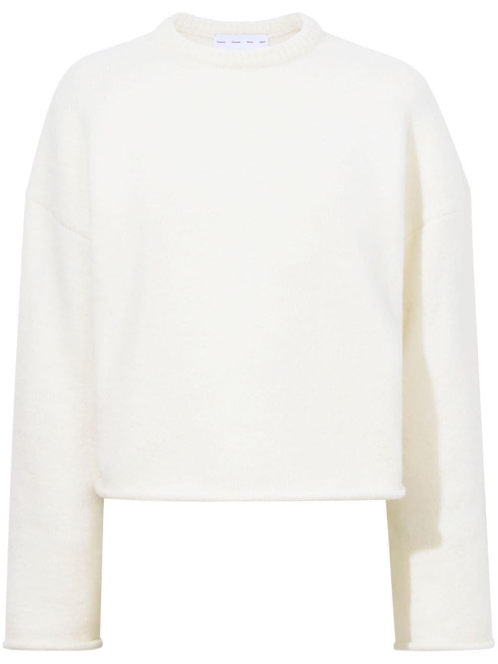 Proenza Schouler White Label Tara Pullover mit rundem Ausschnitt - Weiß von Proenza Schouler White Label