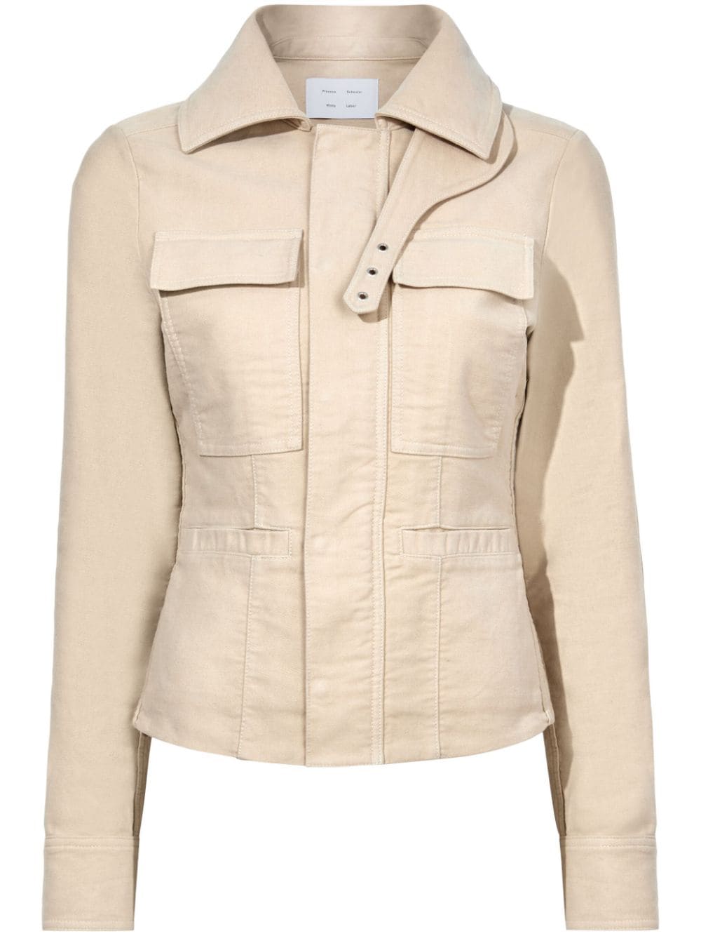 Proenza Schouler White Label Jacke im Military-Look - Nude von Proenza Schouler White Label