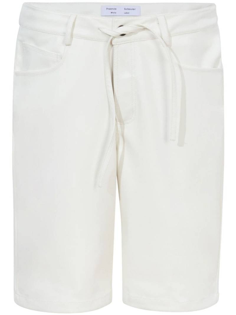 Proenza Schouler White Label Shorts aus Kunstleder - Weiß von Proenza Schouler White Label