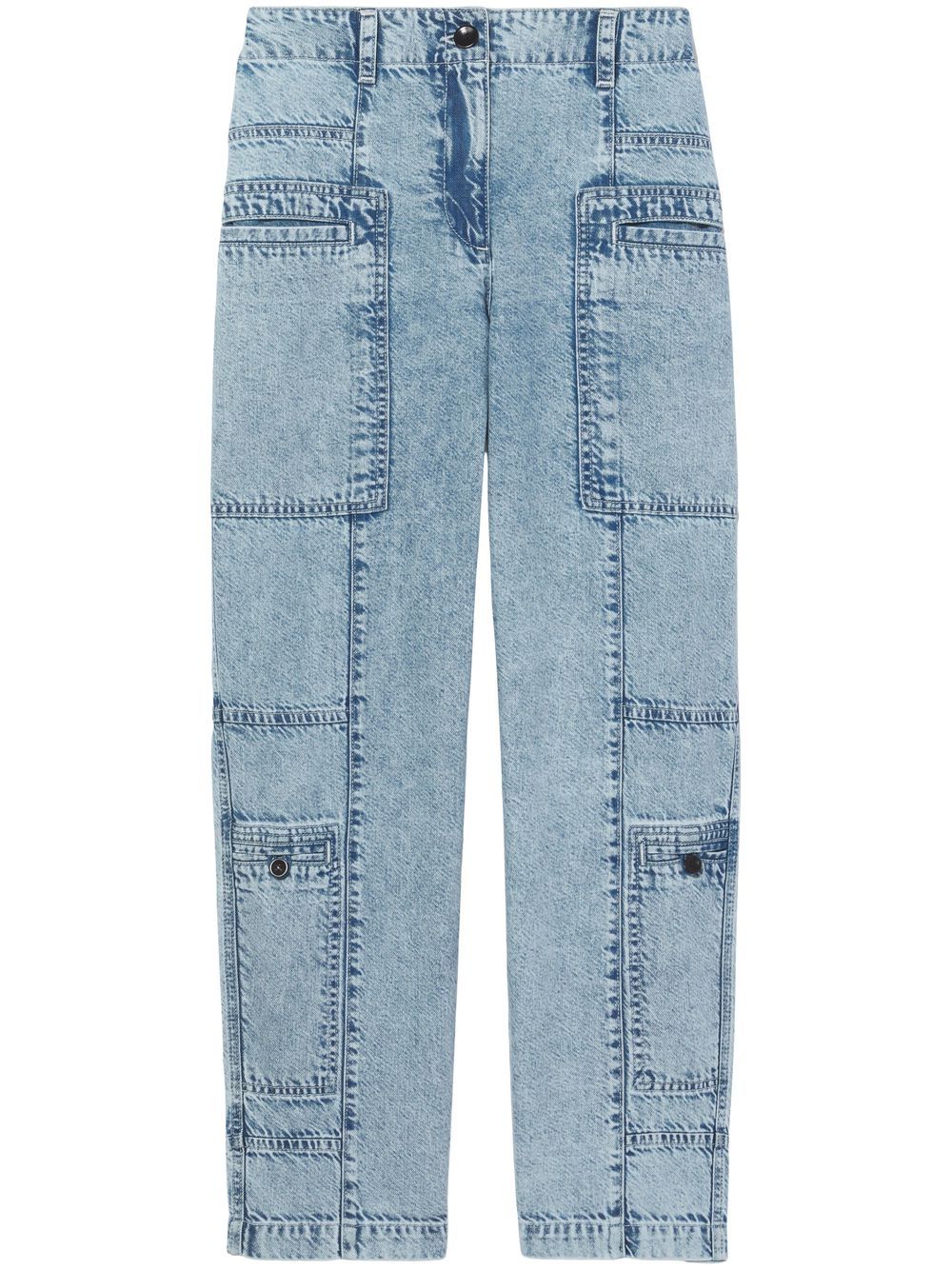 Proenza Schouler White Label Gerade High-Rise-Jeans - Blau von Proenza Schouler White Label