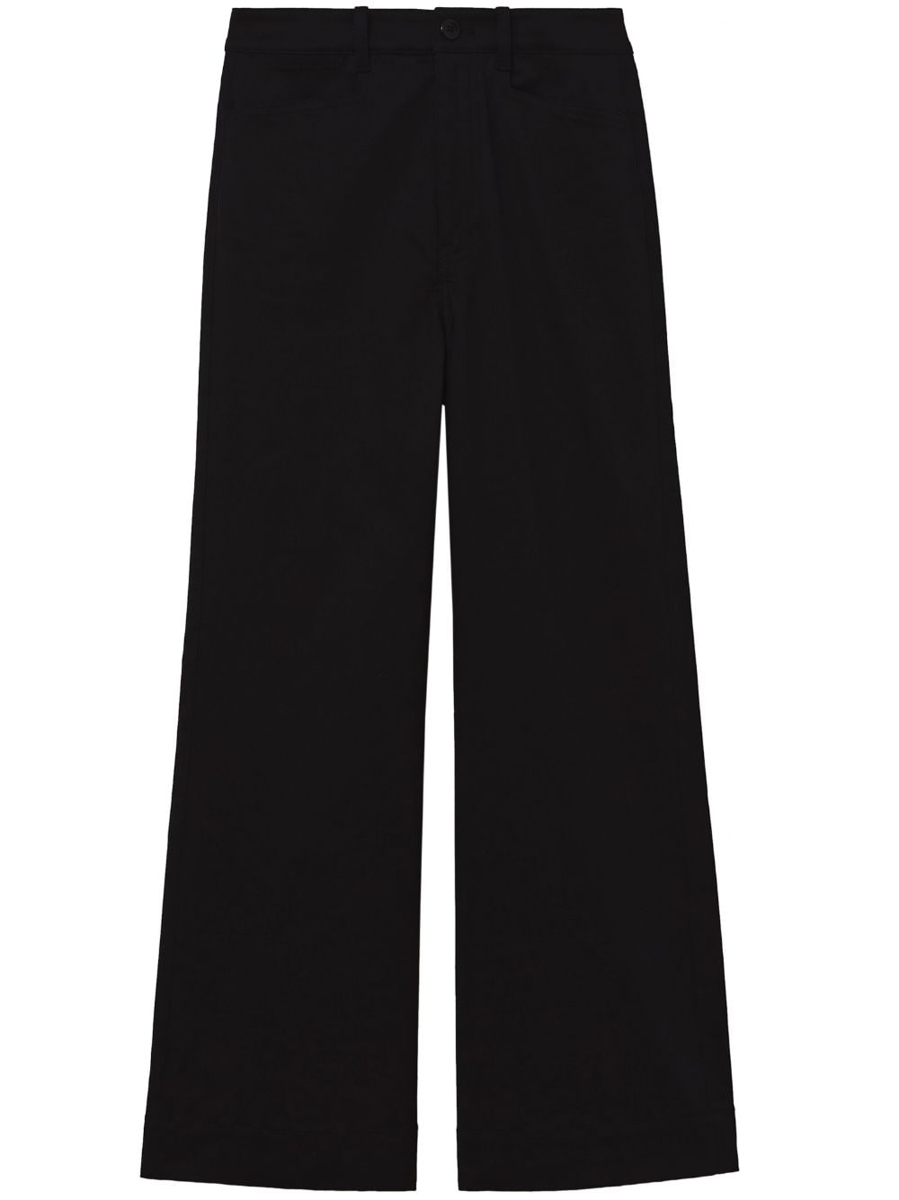 Proenza Schouler White Label Cropped-Hose mit hohem Bund - Schwarz von Proenza Schouler White Label