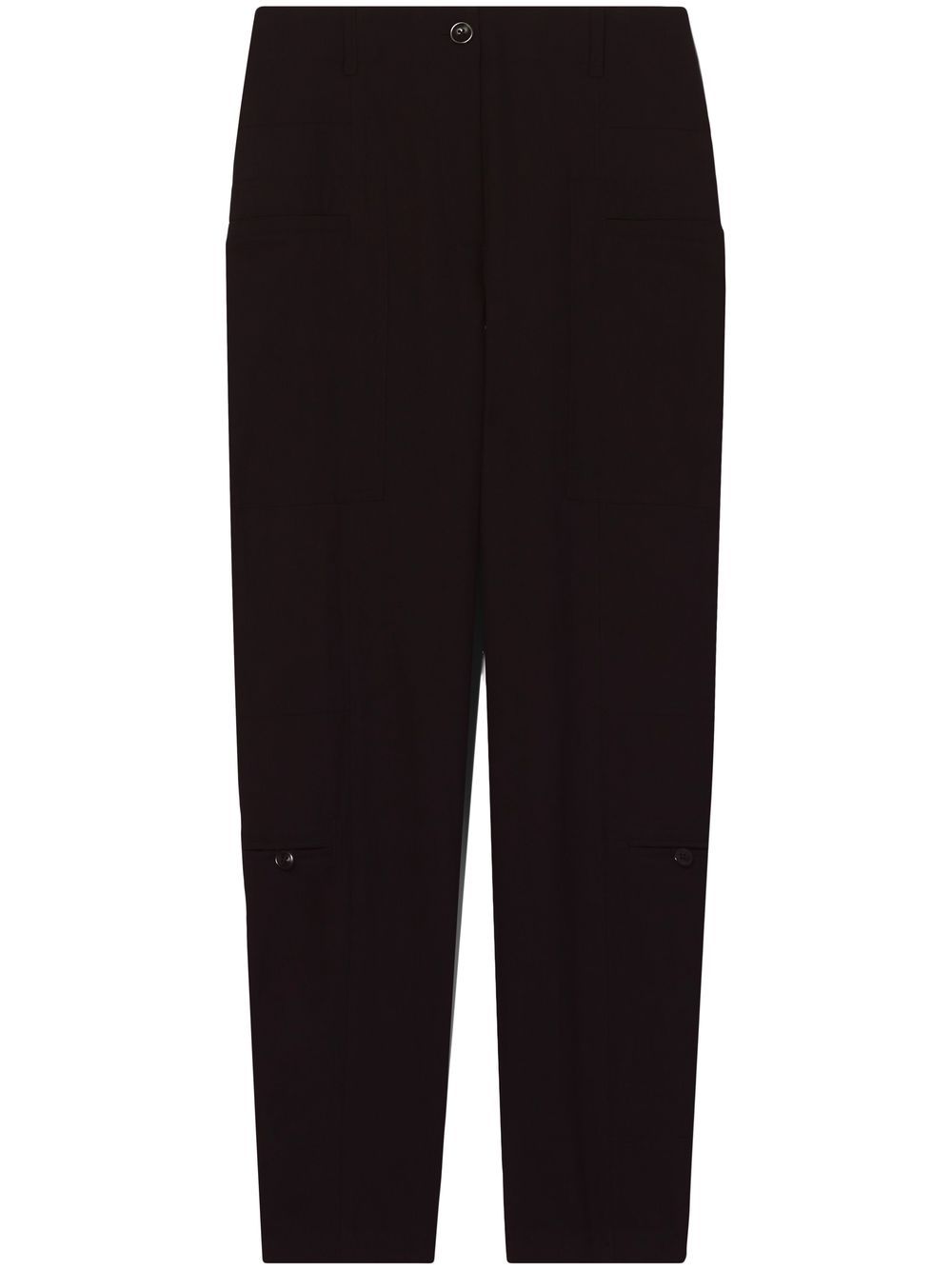 Proenza Schouler White Label Klassische High-Waist-Hose - Schwarz von Proenza Schouler White Label