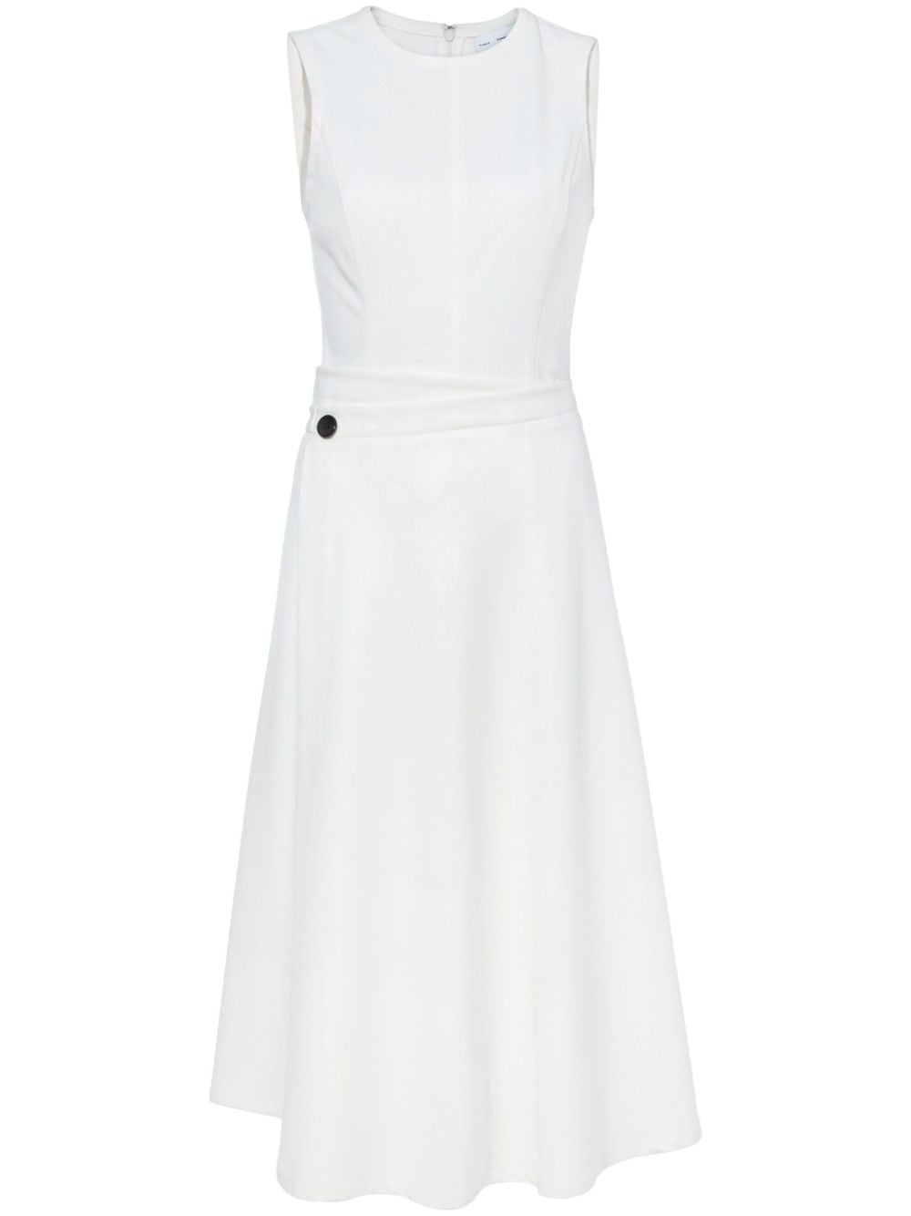 Proenza Schouler White Label Gewickeltes Ivy Midikleid - Weiß von Proenza Schouler White Label