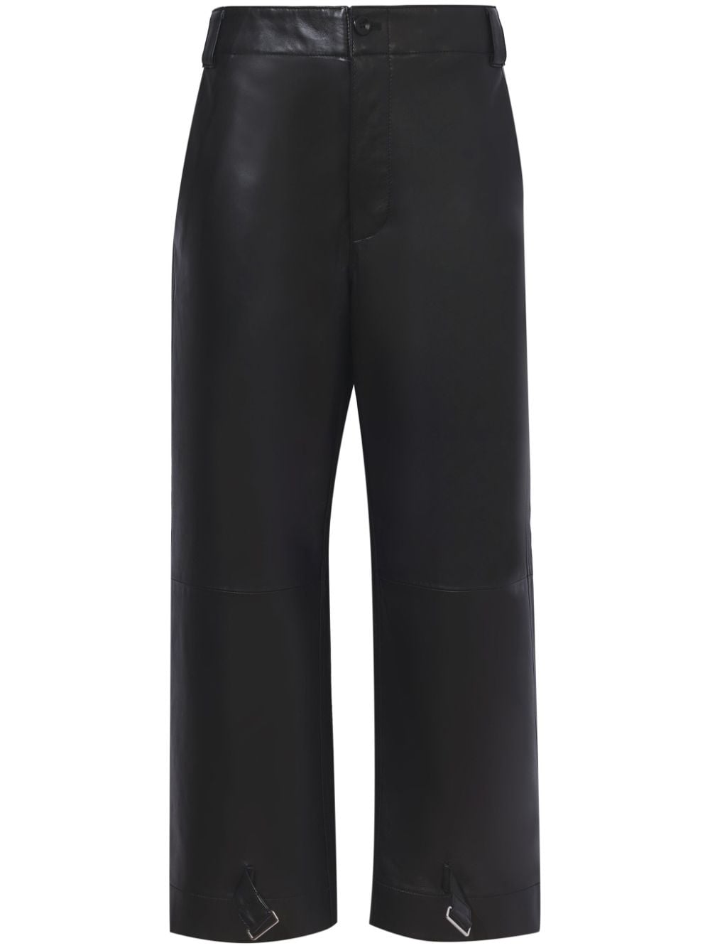 Proenza Schouler White Label Gerade Cropped-Hose - Schwarz von Proenza Schouler White Label