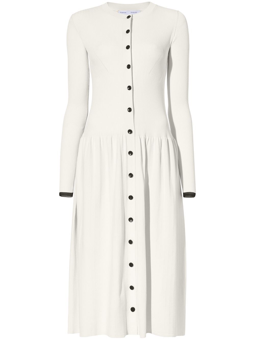 Proenza Schouler White Label Midikleid aus geripptem Strick - Nude von Proenza Schouler White Label