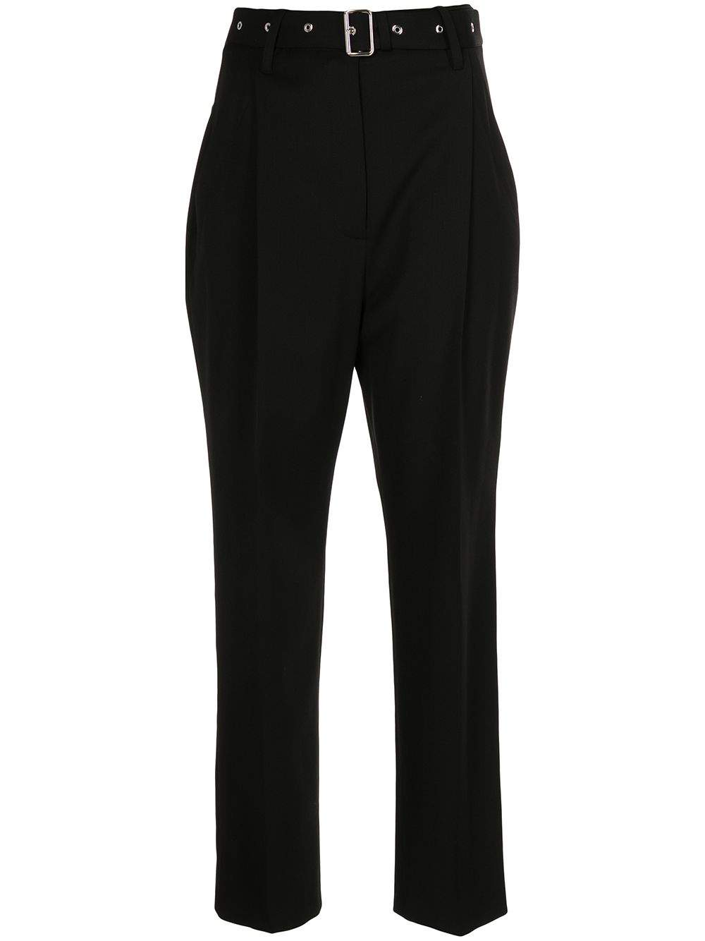 Proenza Schouler Cropped-Tapered-Hose - Schwarz von Proenza Schouler