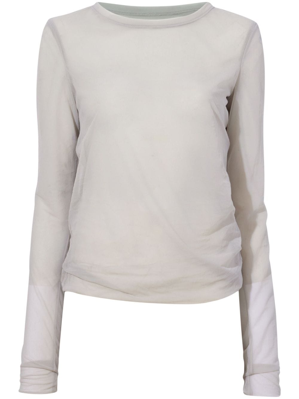 Proenza Schouler Dara Langarmshirt aus Jersey - Grau von Proenza Schouler