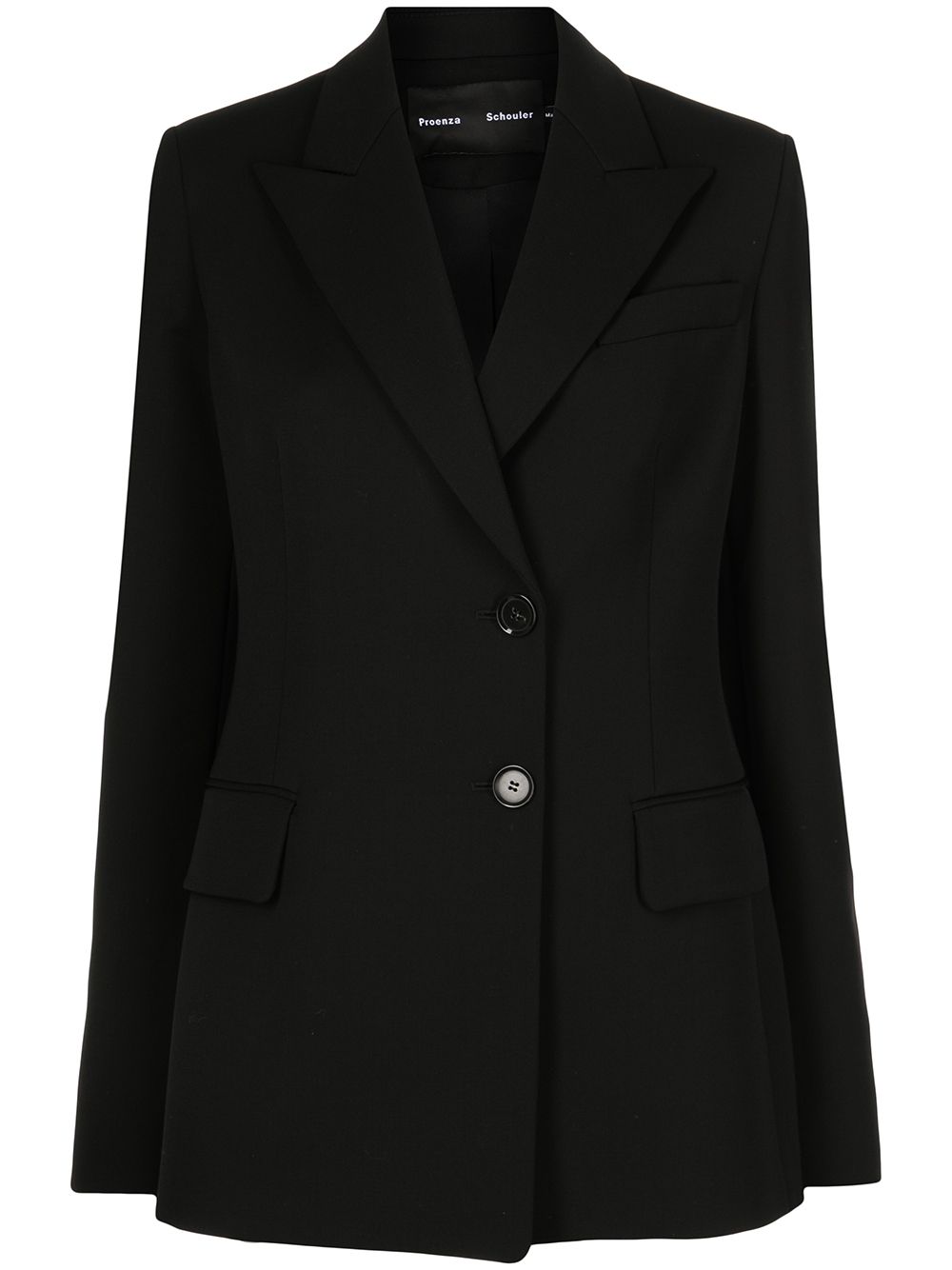 Proenza Schouler Einreihiger Wollblazer - Schwarz von Proenza Schouler