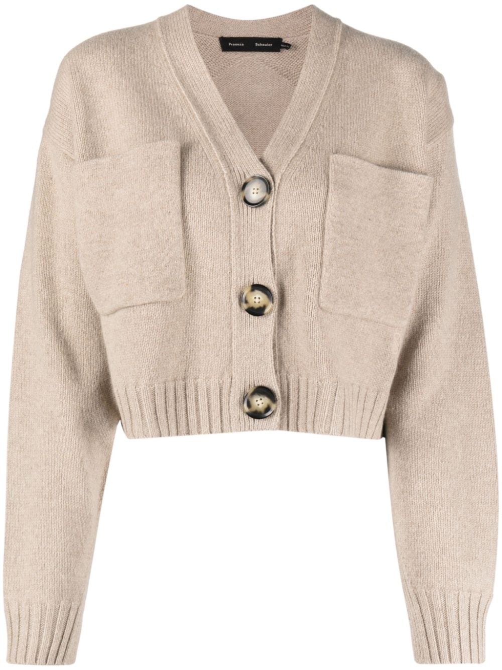 Proenza Schouler Grob gestrickter Cardigan - Nude von Proenza Schouler