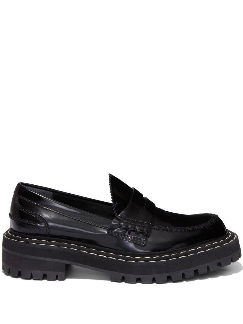 Proenza Schouler Loafer mit Kontrastnähten - Schwarz von Proenza Schouler