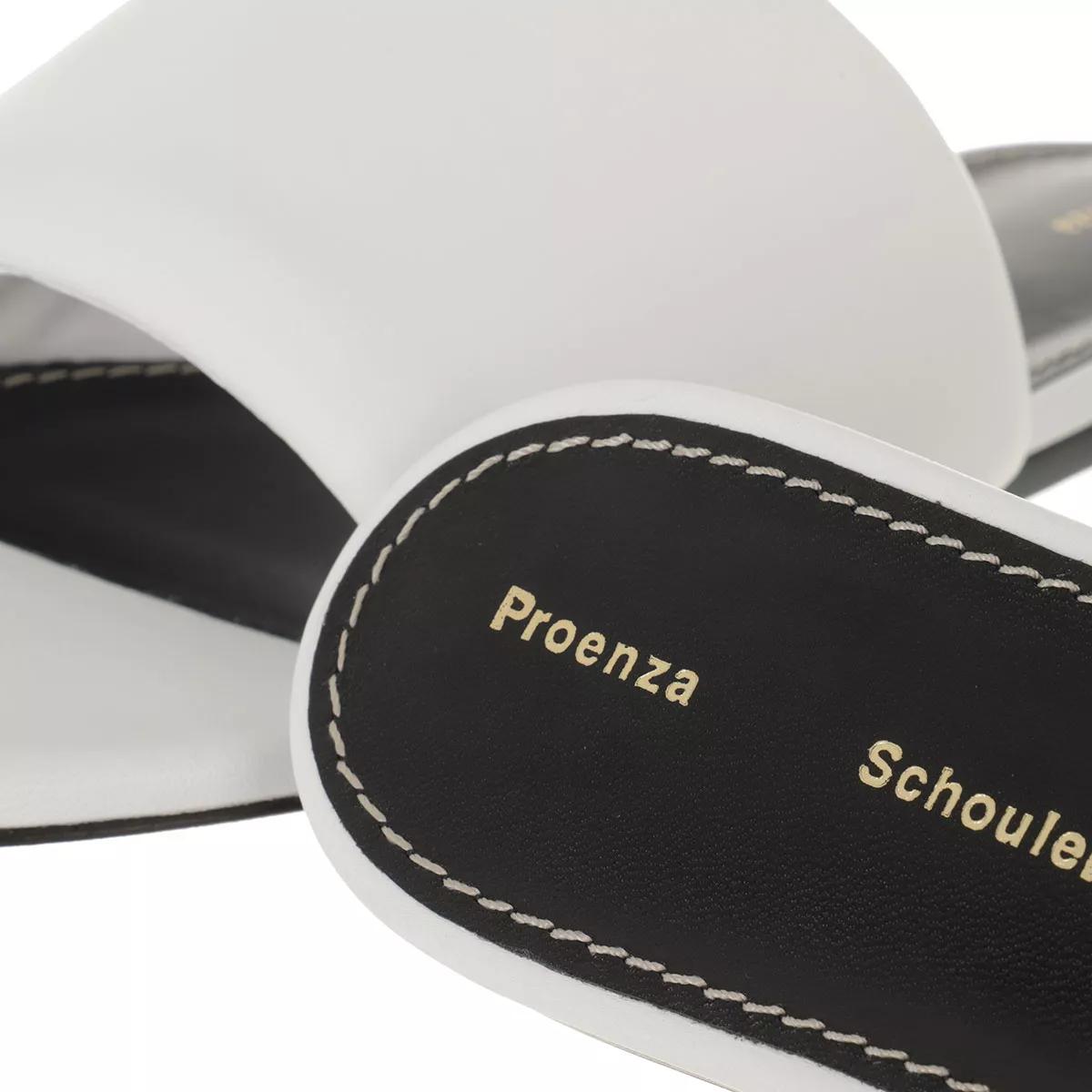 Proenza Schouler Loafers & Ballerinas - Nappa Lamb Slides - Gr. 37 (EU) - in Weiß - für Damen von Proenza Schouler