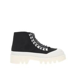 Proenza Schouler Schwarze High-top Leinenschuhe von Proenza Schouler