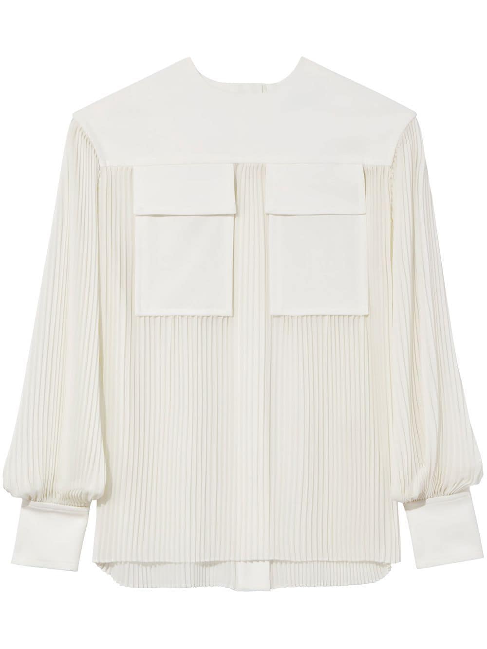 Proenza Schouler Plissierte Bluse - Weiß von Proenza Schouler