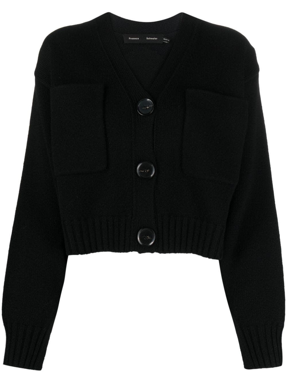 Proenza Schouler Sofia Cropped-Cardigan - Schwarz von Proenza Schouler