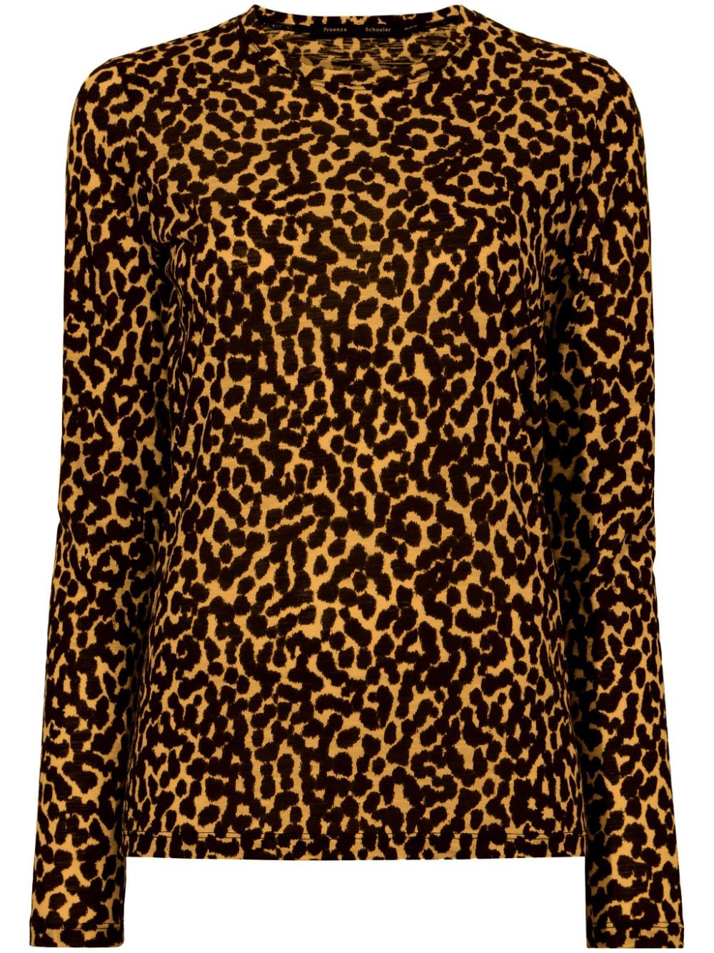 Proenza Schouler Langarmshirt mit Print - Gelb von Proenza Schouler