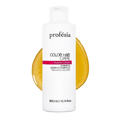 PROFESIA Shampoo Coloriertes Haar Heidelbeerextrakten 300ml - Haarpflege Feuchtigkeitsshampoo für Vitalität, Glanz und Langanhaltende Farbintensität - Professionelles Haarshampoo Damen und Herren PROFESIA Shampoo Coloriertes Haar Heidelbeerextrakten 300ml - Haarpflege Feuchtigkeitsshampoo für Vitalität, Glanz und Langanhaltende Farbintensität - Professionelles Haarshampoo Damen und Herren von Profesia
