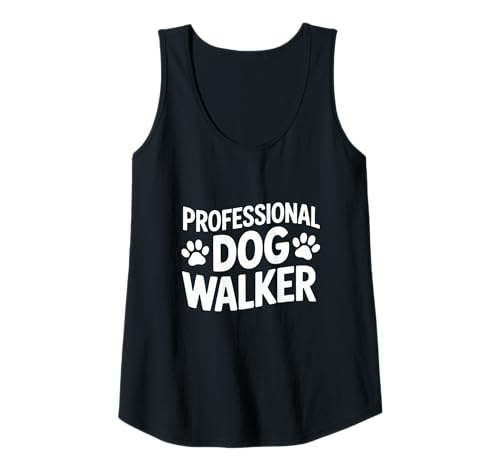 Damen Professionelle Hundeausführung Tank Top von Professional Dog Walker Vibes