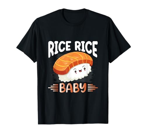 Rice Rice Baby Asiatisch Essen Anime Reis T-Shirt von Professional Food Eater Asiatisch Essen