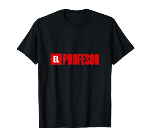 El Professor Geld Kostüm Profesor Brille Männer Lehrer Geschenk T-Shirt von Professor Educator Gifts