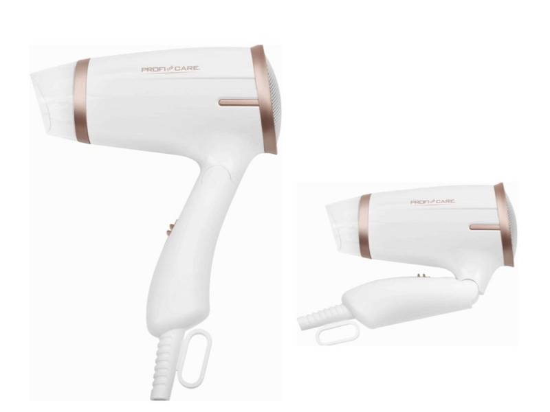ProfiCare Haartrockner PROFICARE kompakter Haartrockner Haarföhn PC-HT 3009 weiß von ProfiCare