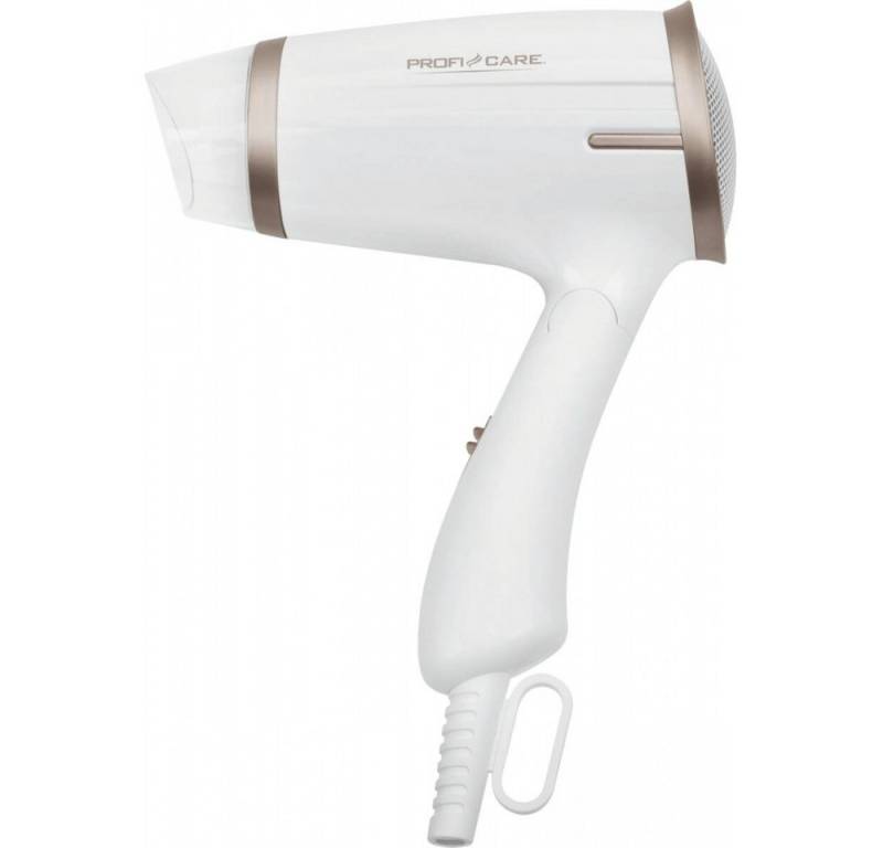 ProfiCare Haartrockner Proficare PC-HT 3009 Haartrockner Weiss-Champagner, ProfiCare Haartrockner, 1.400 Watt, zusammenklappbar von ProfiCare