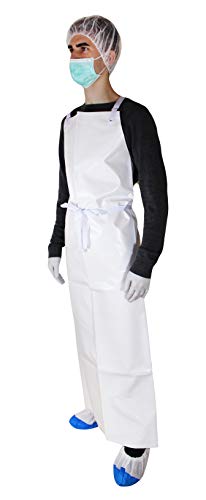 ProfiCare Schutzschürze Premium 90 cm x 120 cm Farbe Weiß 1 Stück von ProfiCare