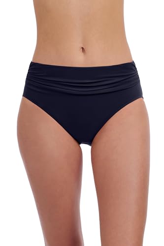 Profile by Gottex Bikini Hose Damen Schwarz - Bikinihose Bauchweg Bademode Shape Slip - Bauch Weg Bikini Unterteil - Tutti Frutti Größe 38 von Profile by Gottex