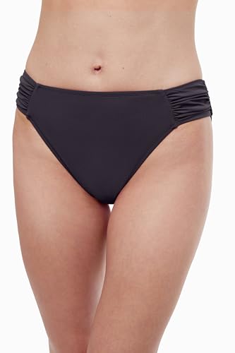 Profile by Gottex Bikini Hose Damen Schwarz - Bikinihose Bauchweg Bademode Shape Slip - Bauch Weg Bikini Unterteil - Tutti Frutti Größe 44 von Profile by Gottex