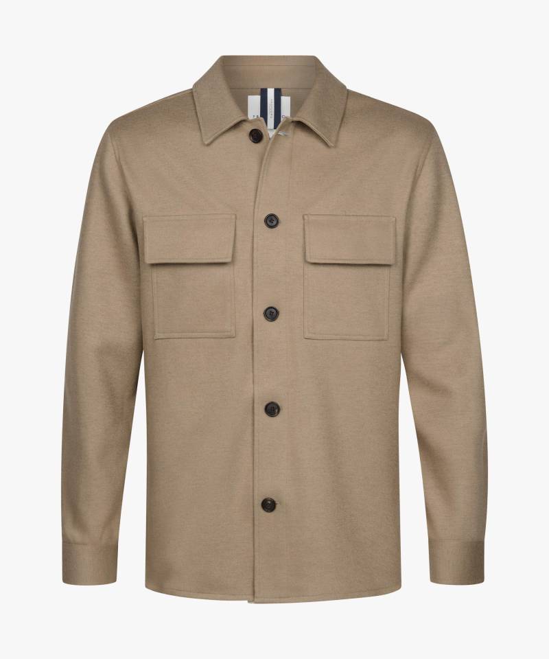 Profuomo - Beige Wolle Knitted Overshirt beige - Gr. - XL von Profuomo