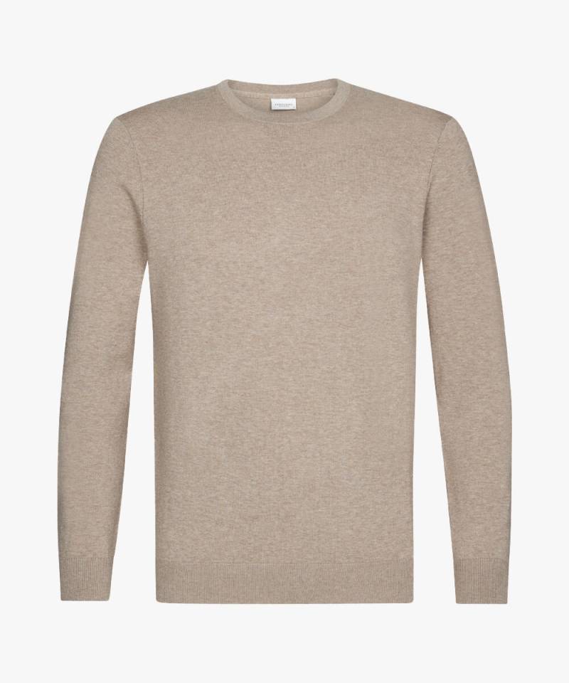 Profuomo - Beiger Luxury-Basic-Rundhals beige - Gr. - L von Profuomo