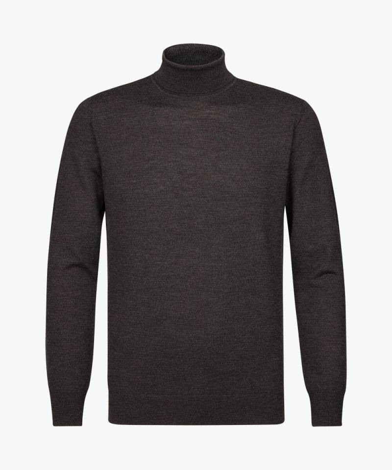 Profuomo - Brauner Merino Rollkragenpullover dunkelbraun - Gr. - XL von Profuomo