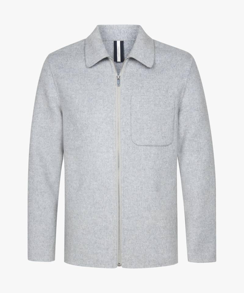 Profuomo - Grau Wolle Single Layer Zip Jacke hellgrau - Gr. - L von Profuomo