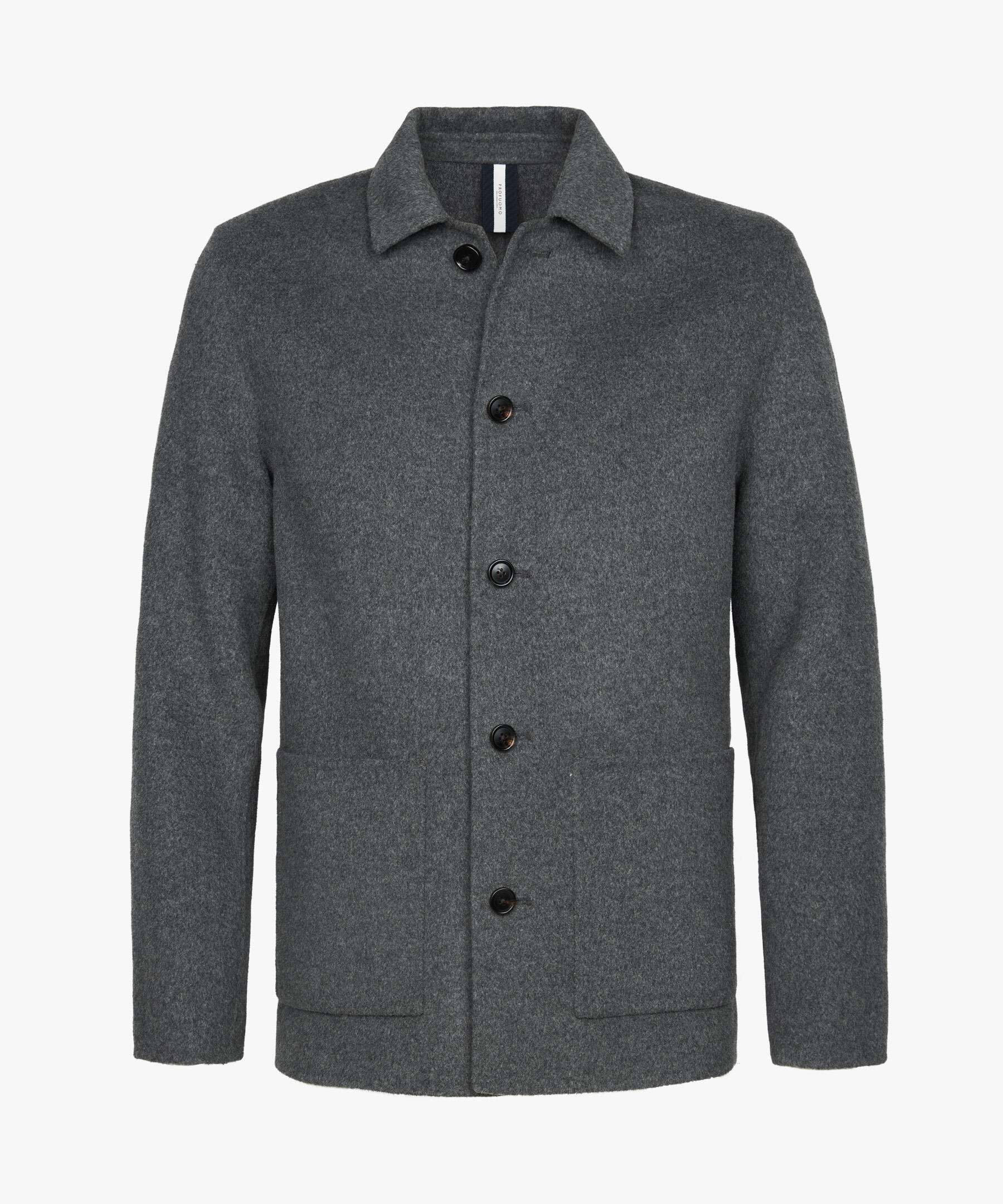 Profuomo - Graues Wolle Single Layer Overshirt grau - Gr. - L von Profuomo