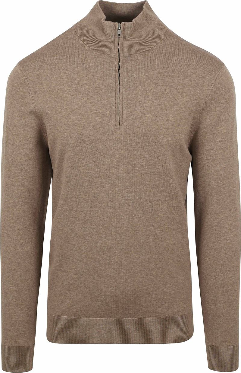 Profuomo Half Zip Pullover Luxury Beige - Größe XXL von Profuomo