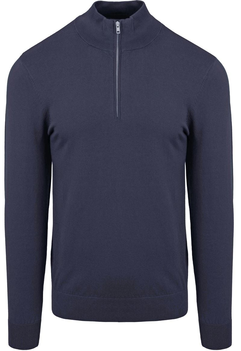 Profuomo Half Zip Pullover Luxury Navy - Größe XL von Profuomo